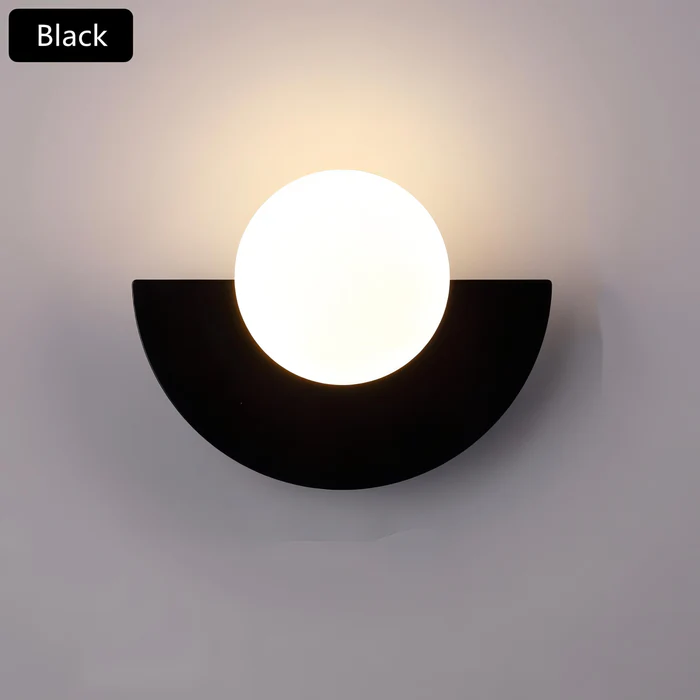 HémisLumi™ – Applique Murale Contemporaine en Demi-Sphère