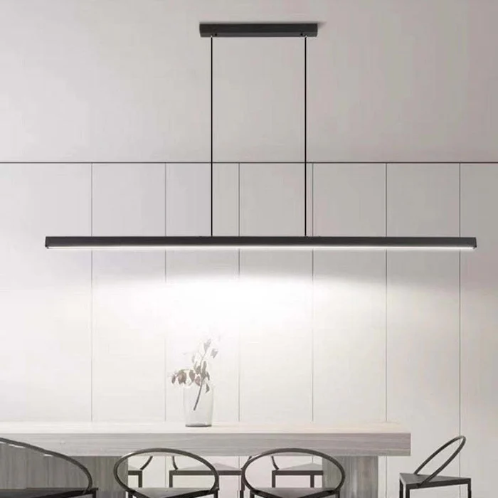 LinéaLumi™ – Lustre Minimaliste en Bande Longue