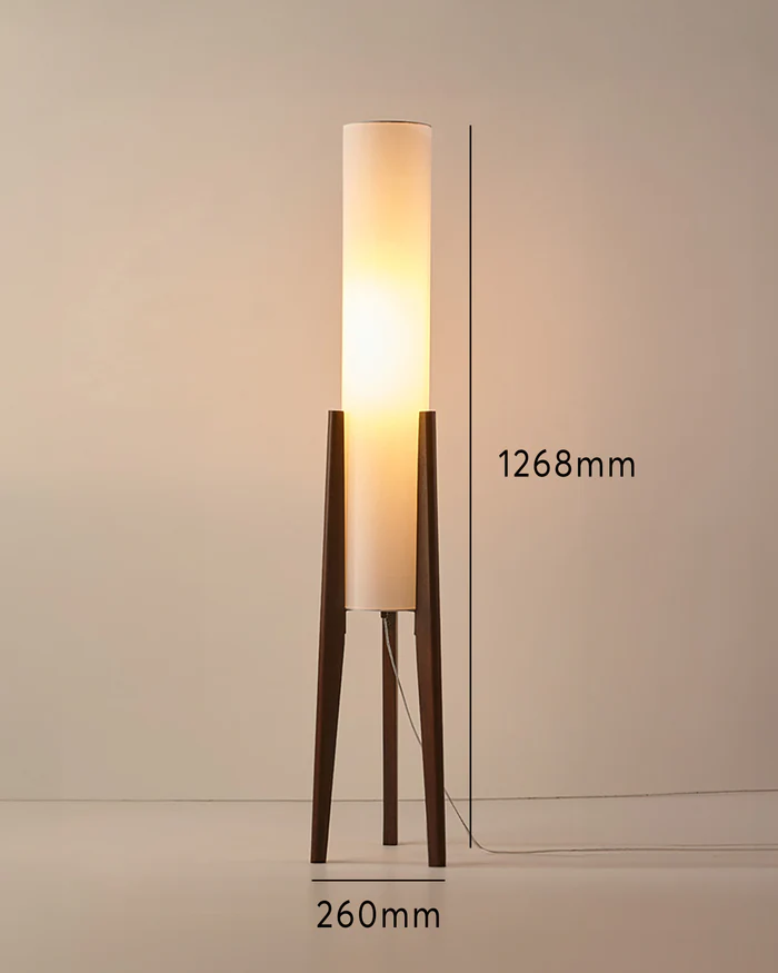 TerraLume™ – Lampadaire en Bois Naturel et Design
