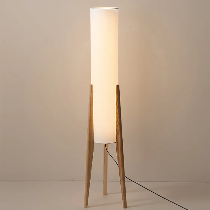 TerraLume™ – Lampadaire en Bois Naturel et Design