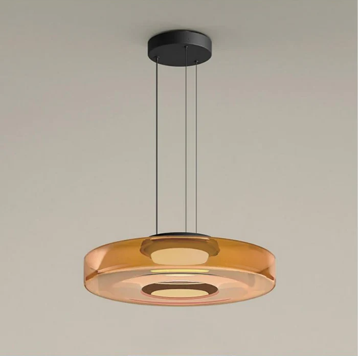 VerreLinéa™ – Suspension Élégante aux Lignes Modernistes