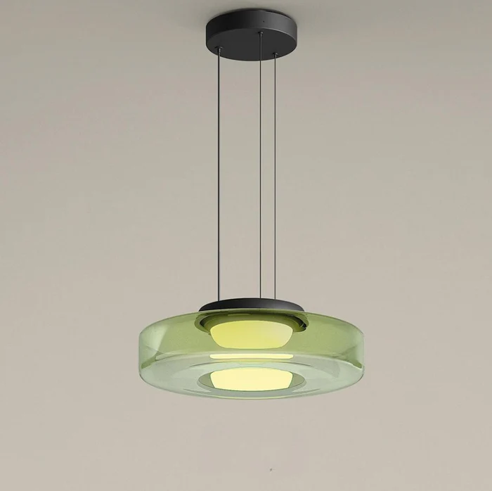 VerreLinéa™ – Suspension Élégante aux Lignes Modernistes