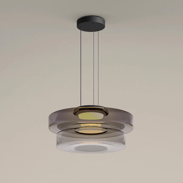 VerreLinéa™ – Suspension Élégante aux Lignes Modernistes