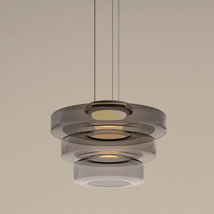 VerreLinéa™ – Suspension Élégante aux Lignes Modernistes