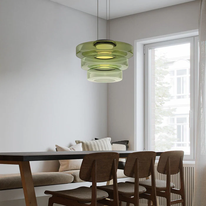 VerreLinéa™ – Suspension Élégante aux Lignes Modernistes