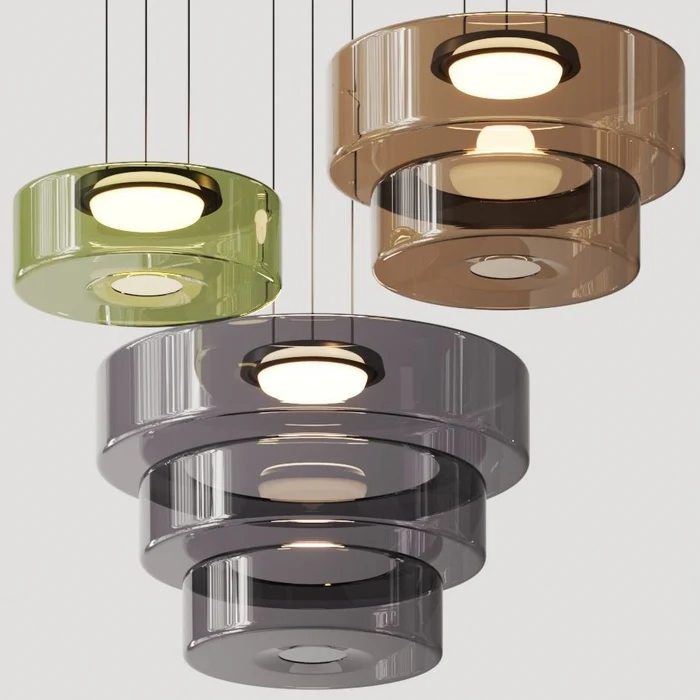 VerreLinéa™ – Suspension Élégante aux Lignes Modernistes