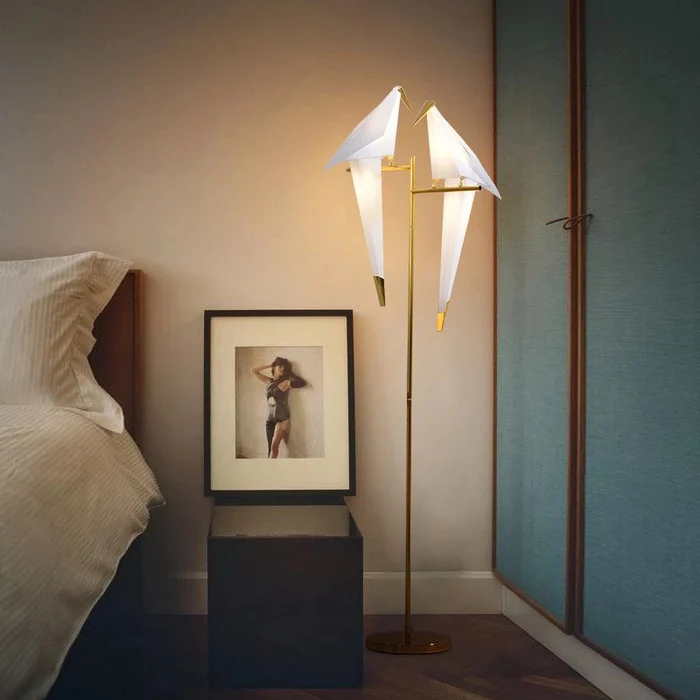 OrigamiNord™ – Lampe de Bureau Grue en Papier