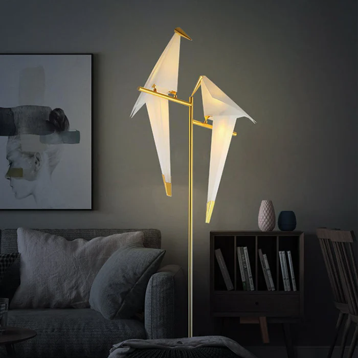 OrigamiNord™ – Lampe de Bureau Grue en Papier