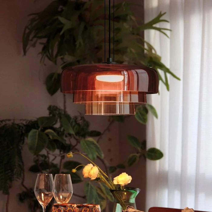 Clairéa™ – Lampes Suspendues en Verre Créatif