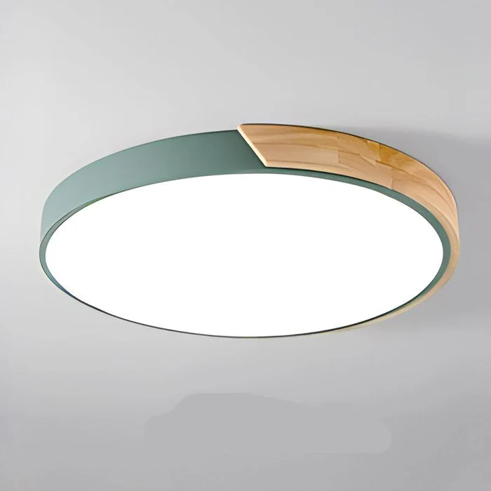 NordikBois™ – Plafonnier Moderne en Bois Ultra-Mince