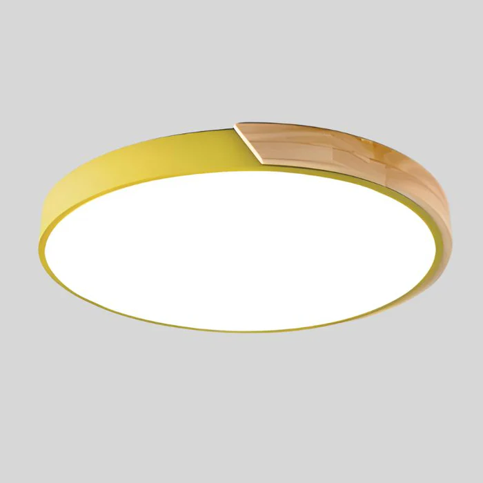 NordikBois™ – Plafonnier Moderne en Bois Ultra-Mince