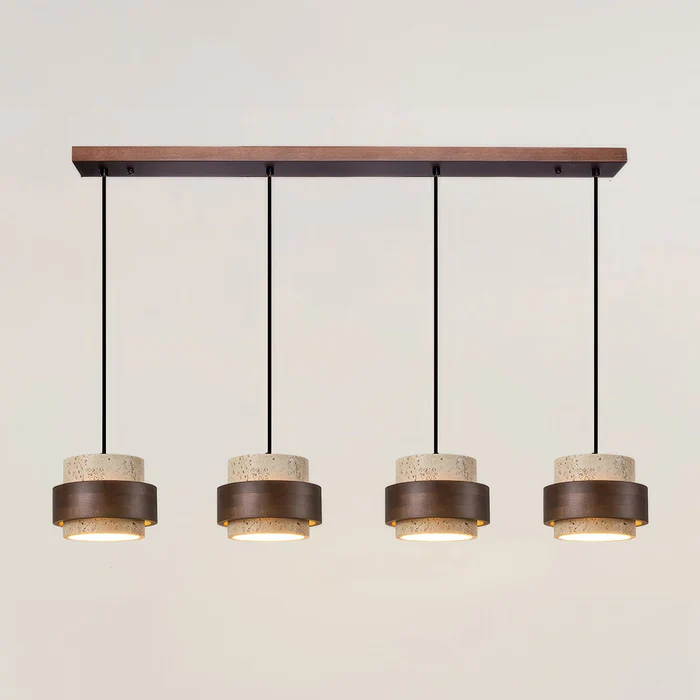 TerraWabi™ – Suspension Vintage en Pierre au Style Épuré