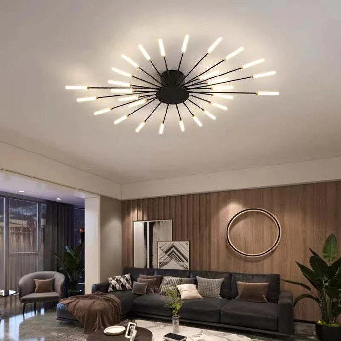 LumiFête™ – Éclairage Plafond Inspiré des Feux d’Artifice