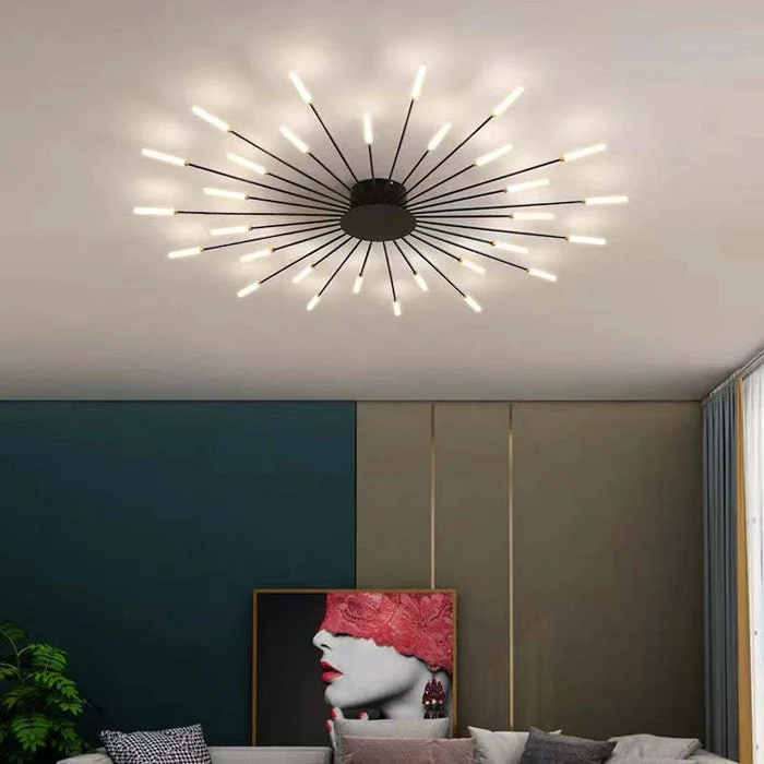 LumiFête™ – Éclairage Plafond Inspiré des Feux d’Artifice