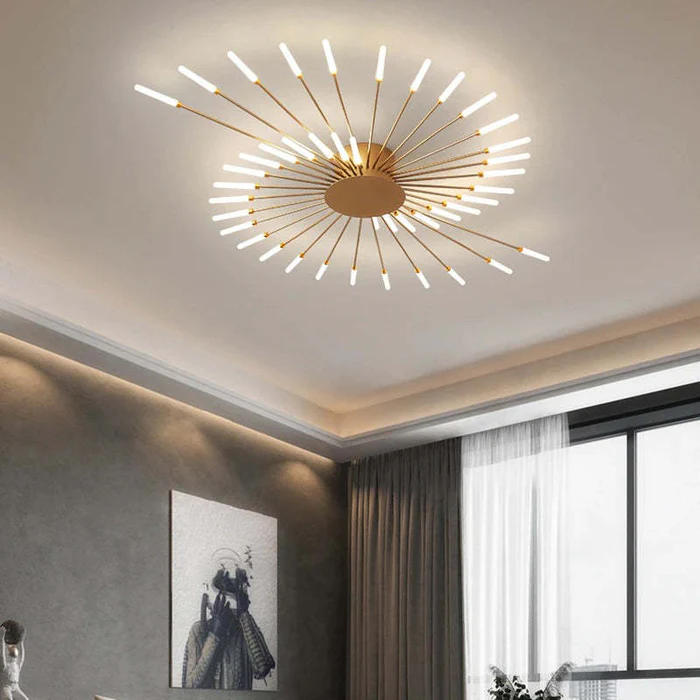 LumiFête™ – Éclairage Plafond Inspiré des Feux d’Artifice