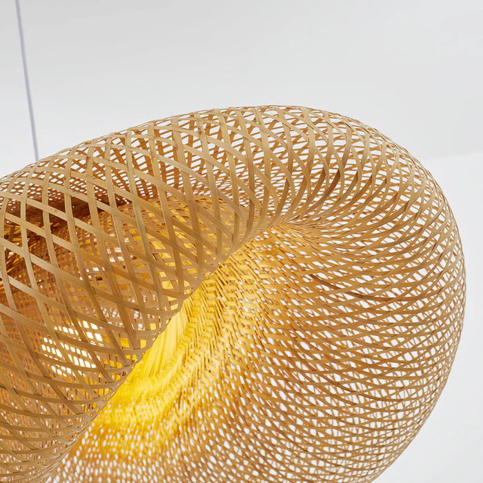 NaturaLume™ – Éclairage Suspendu en Bambou Moderne