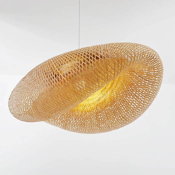 NaturaLume™ – Éclairage Suspendu en Bambou Moderne