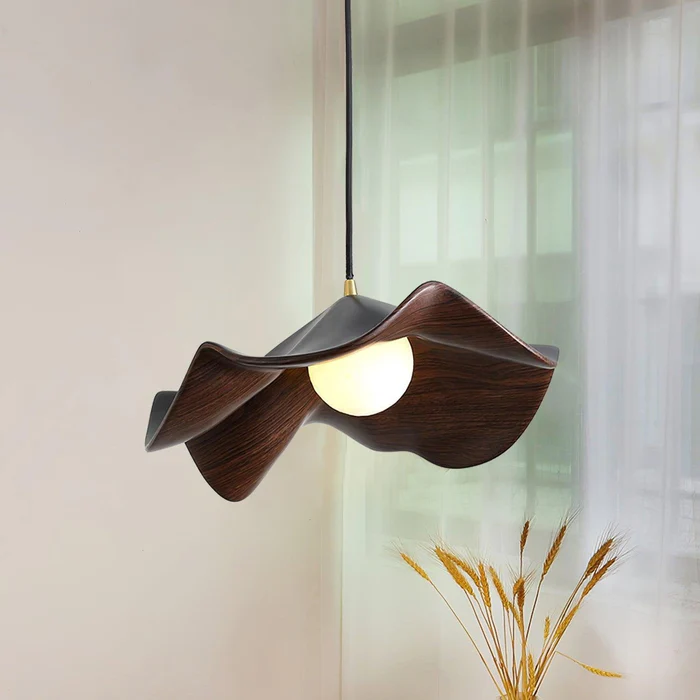 BoisSingulier™ – Suspension en Bois Unique et Élégante