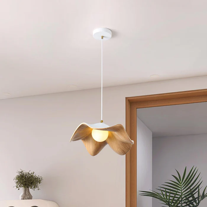 BoisSingulier™ – Suspension en Bois Unique et Élégante