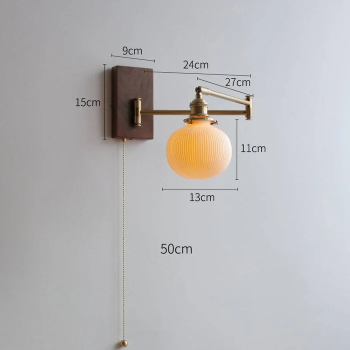 ÉcoAngle™ – Applique Orientable en Bois Naturel