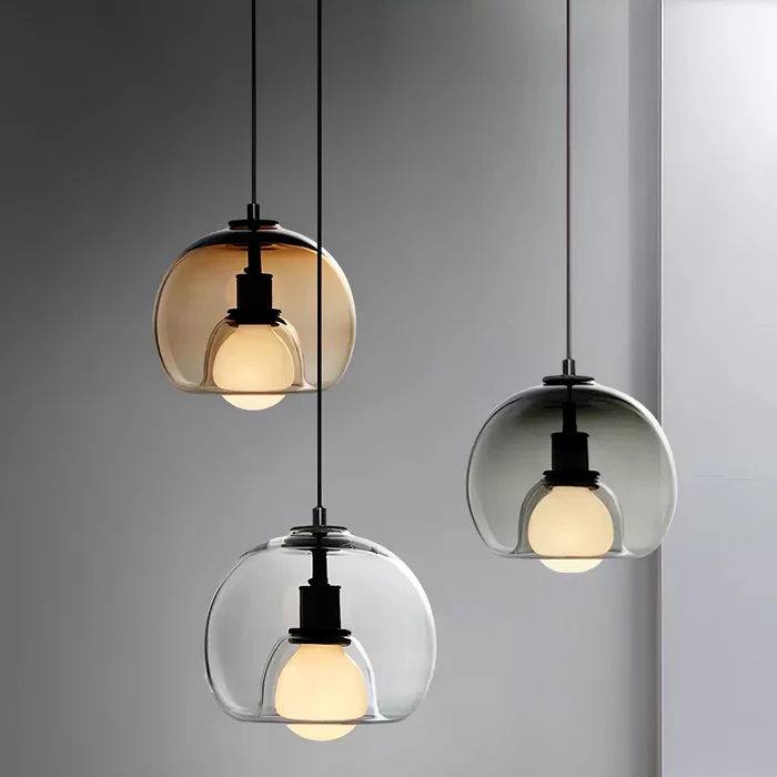 Clairéa™ – Lampe Suspendue Raffinée en Verre