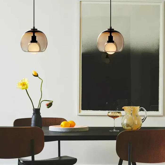 Clairéa™ – Lampe Suspendue Raffinée en Verre