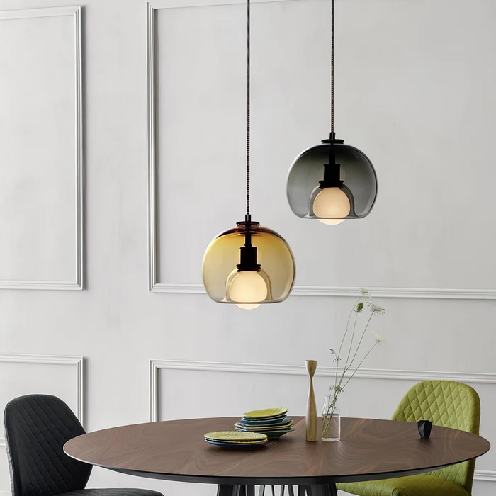 Clairéa™ – Lampe Suspendue Raffinée en Verre