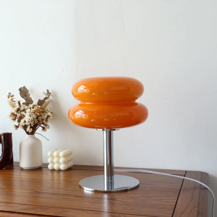 VerreDélice™ – Lampe de Table Chic au Charme Sucré