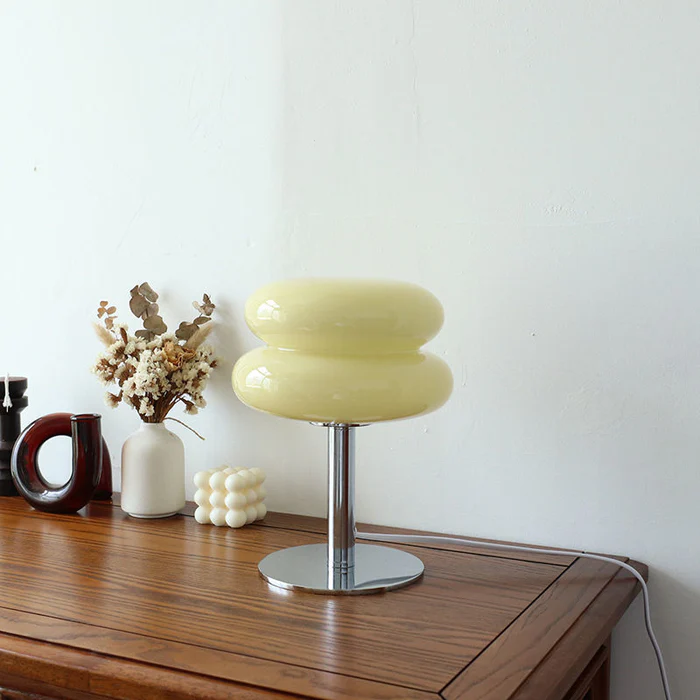 VerreDélice™ – Lampe de Table Chic au Charme Sucré