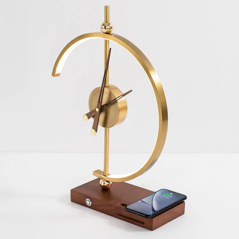 ChronoLuxe™ – Lampe Horloge Élégante et Moderne