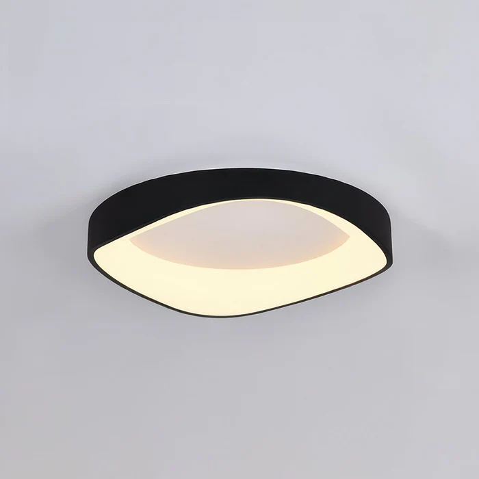 BoisLinéa™ – Plafonnier Design avec Veines de Bois Naturel