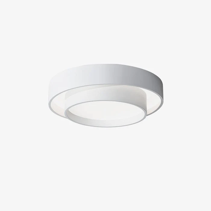 LumiDouble™ – Luminaire Plafond Design avec Deux Cercles