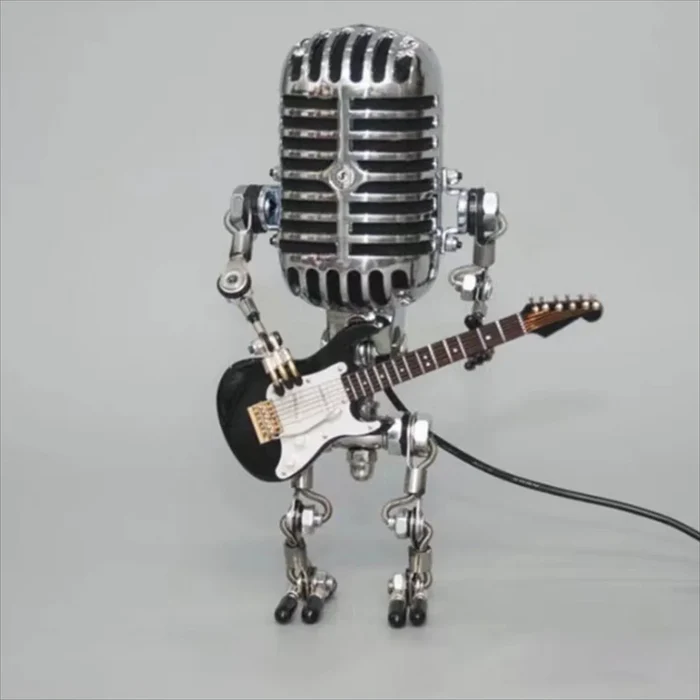 LumiRock™ – Lampe Robotique et Guitare Stylée
