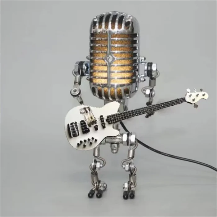 LumiRock™ – Lampe Robotique et Guitare Stylée