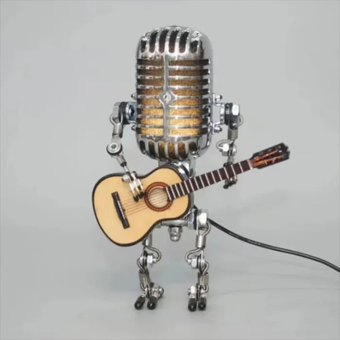 LumiRock™ – Lampe Robotique et Guitare Stylée