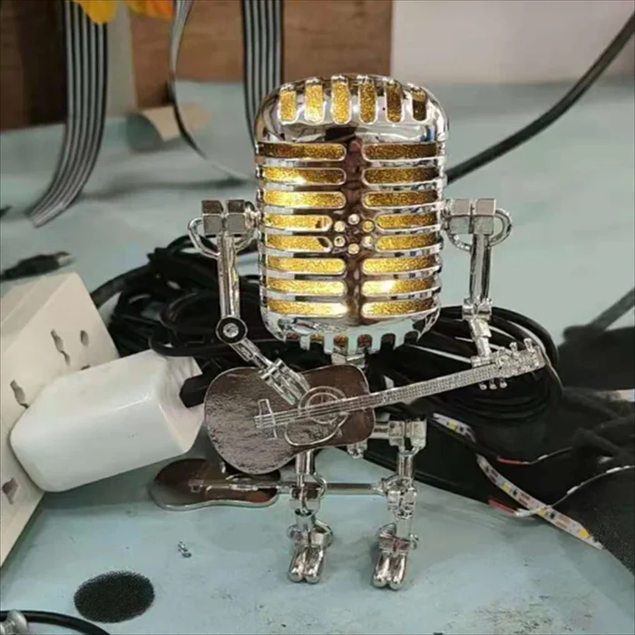LumiRock™ – Lampe Robotique et Guitare Stylée