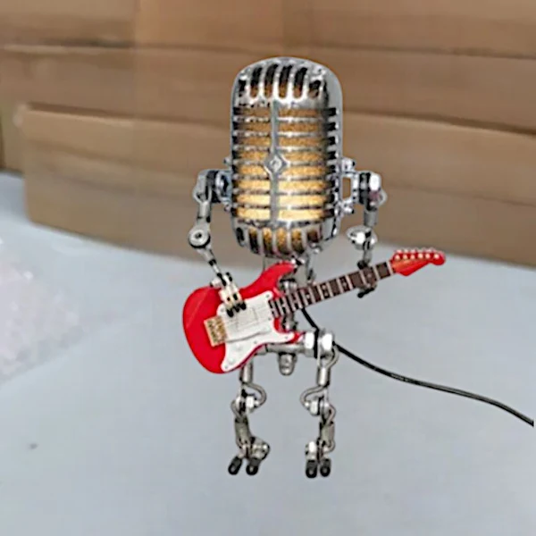LumiRock™ – Lampe Robotique et Guitare Stylée