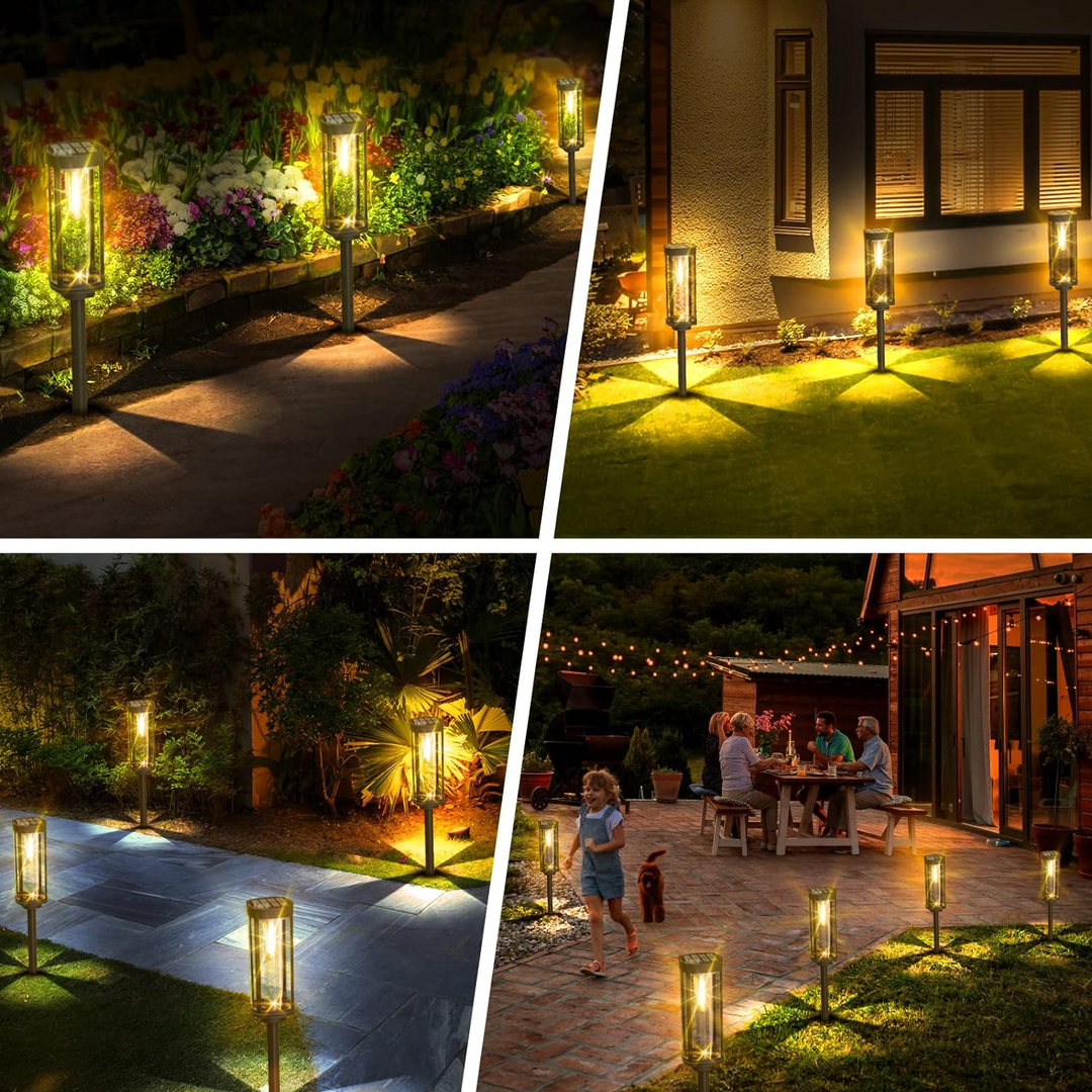 ÉclatSolaire™ – Lampe de Jardin Élégante à Énergie Solaire