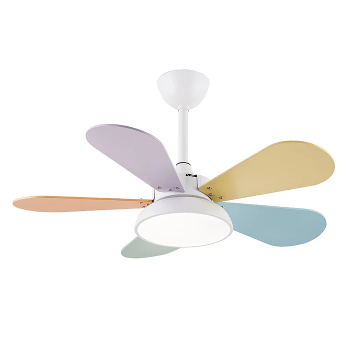 ColoréaLume™ – Ventilateur Plafonnier Pastel et Lumineux