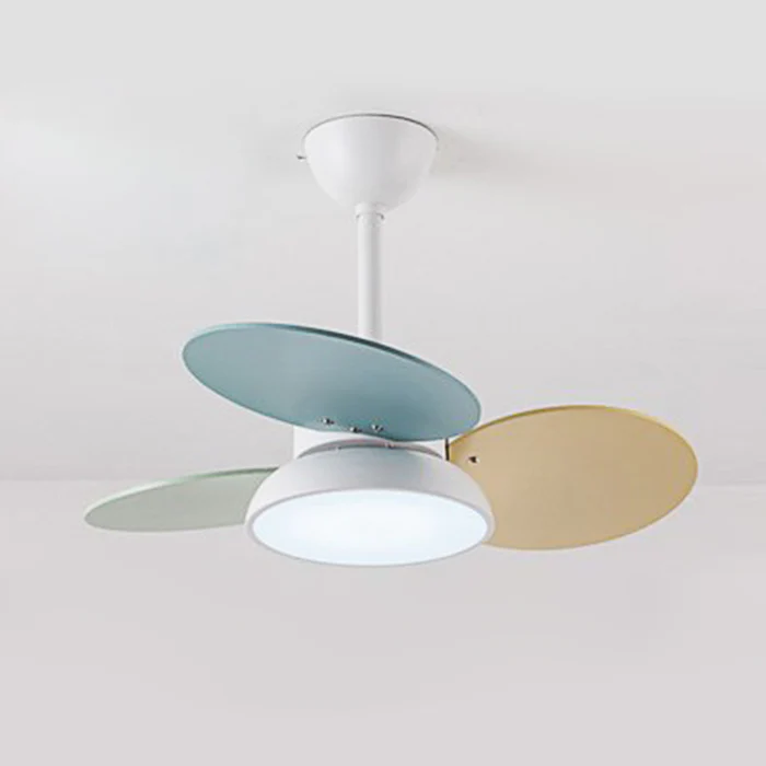 ColoréaLume™ – Ventilateur Plafonnier Pastel et Lumineux