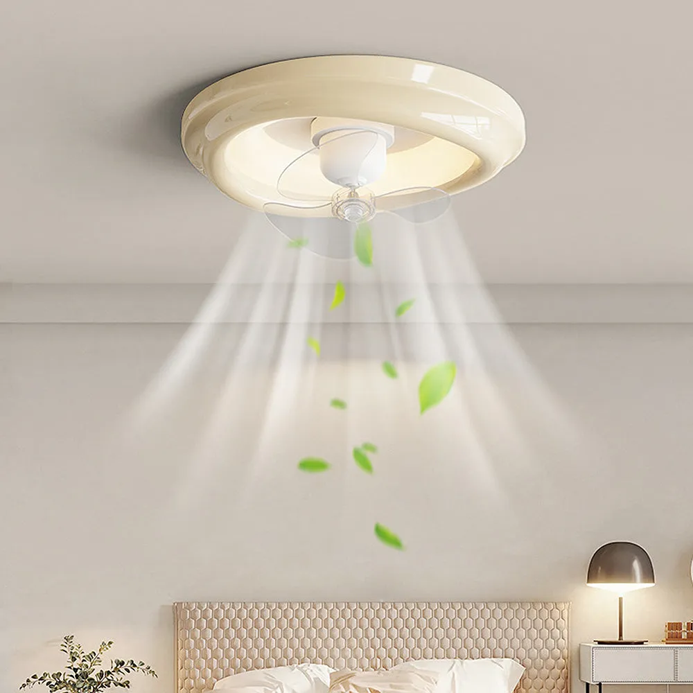 MacaronaLume™ – Ventilateur de Chambre Élégant avec LED