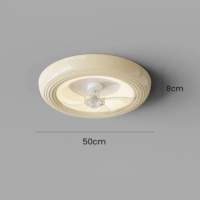 MacaronaLume™ – Ventilateur de Chambre Élégant avec LED
