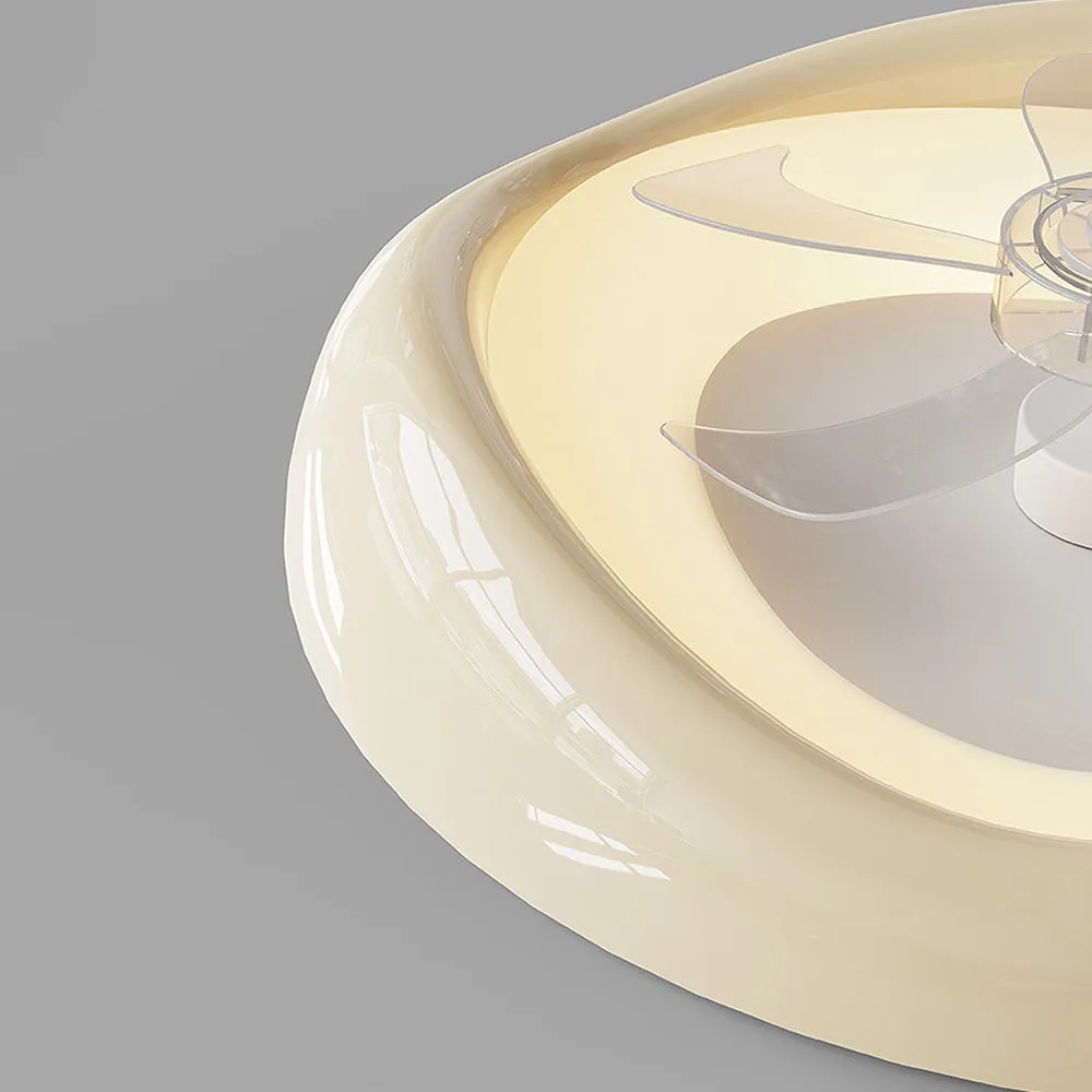 MacaronaLume™ – Ventilateur de Chambre Élégant avec LED