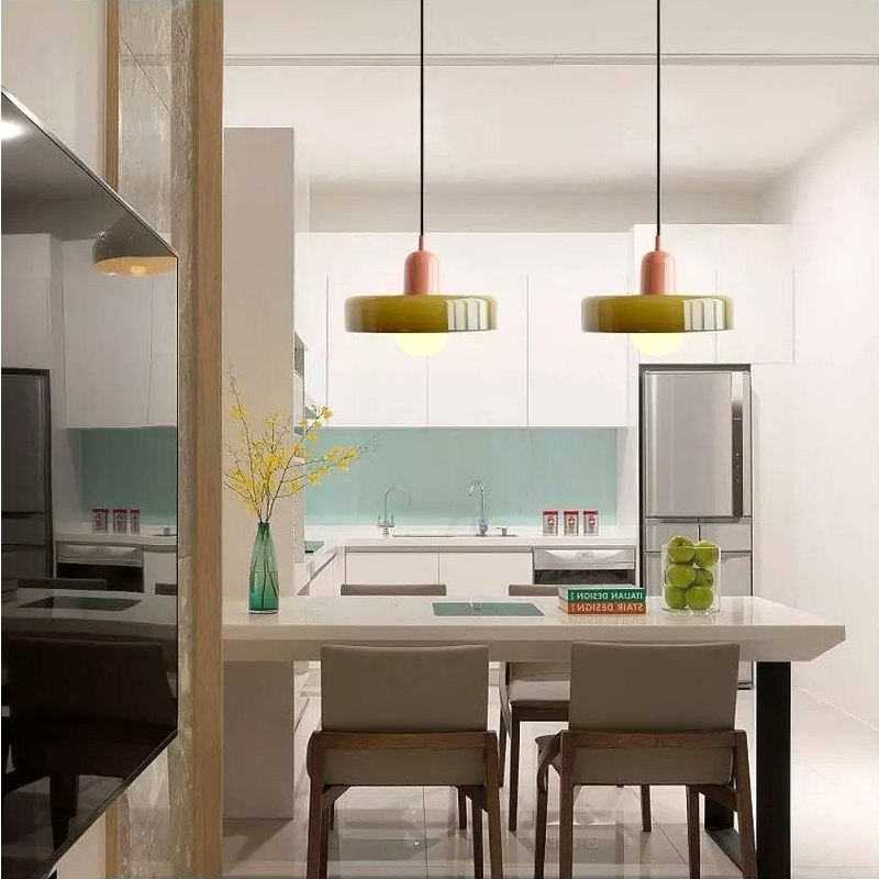 LumiModèle™ – Suspension Géométrique en Verre et LED
