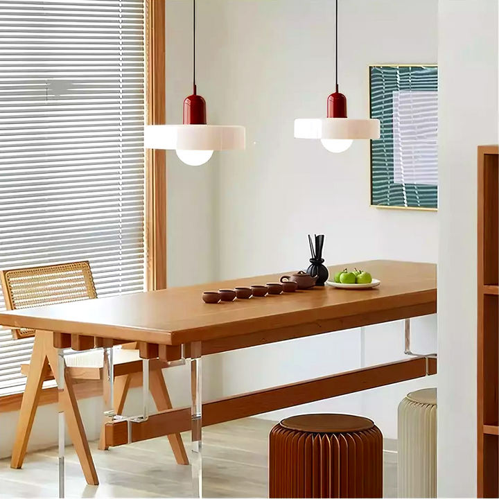 LumiModèle™ – Suspension Géométrique en Verre et LED