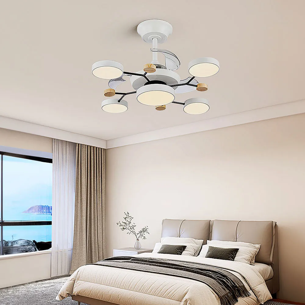 LumiFanor™ – Ventilateur Lumineux Moderne en Métal et LED