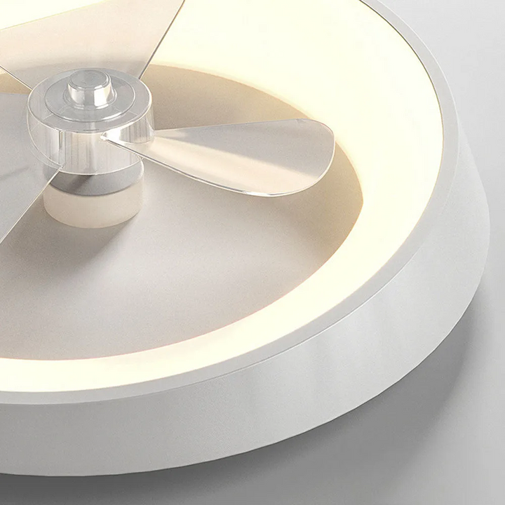 NeutraFan™ – Plafonnier Ventilateur Blanc au Style Épuré
