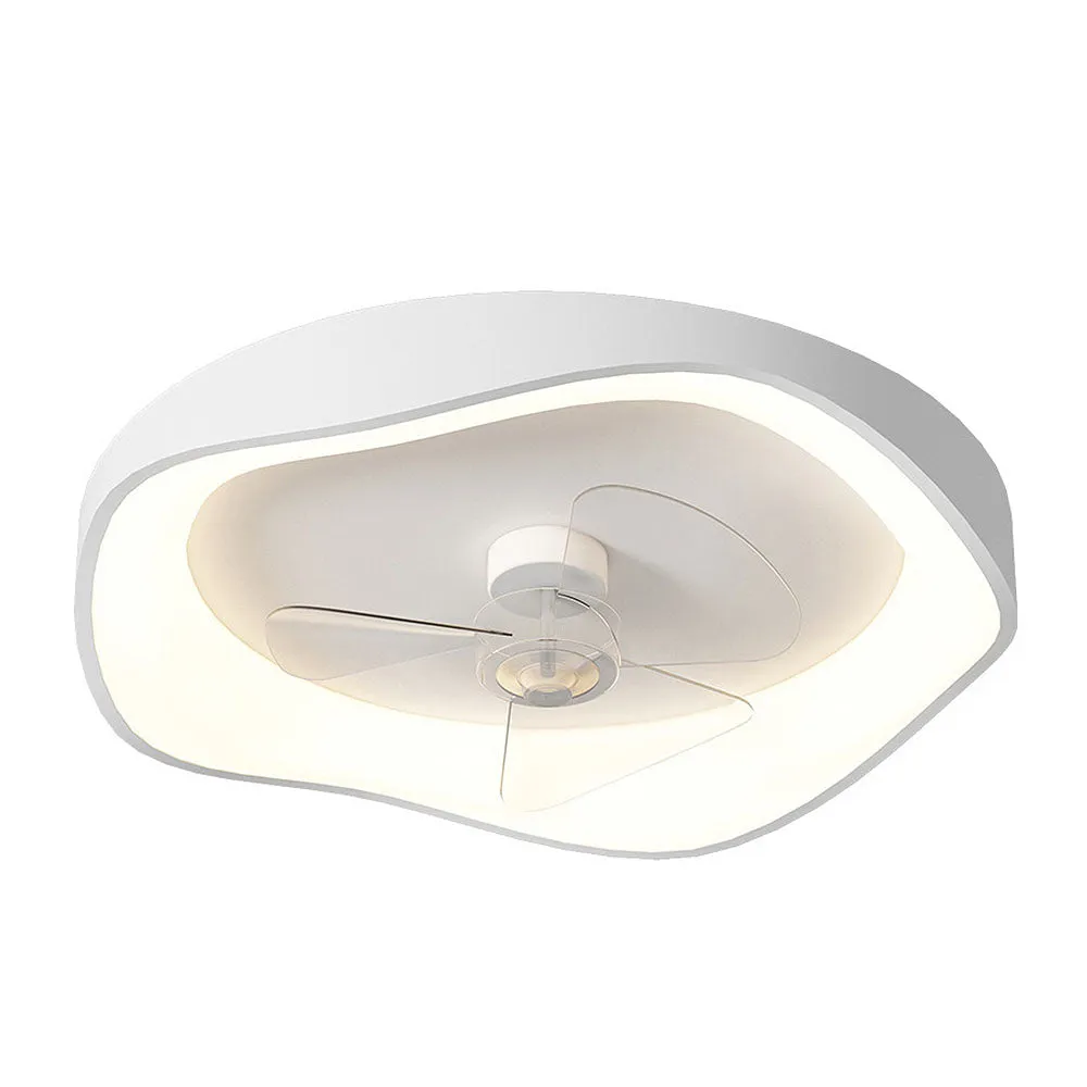 NeutraFan™ – Plafonnier Ventilateur Blanc au Style Épuré