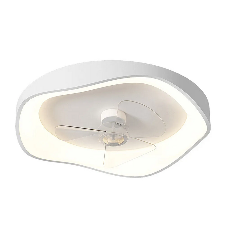 NeutraFan™ – Plafonnier Ventilateur Blanc au Style Épuré