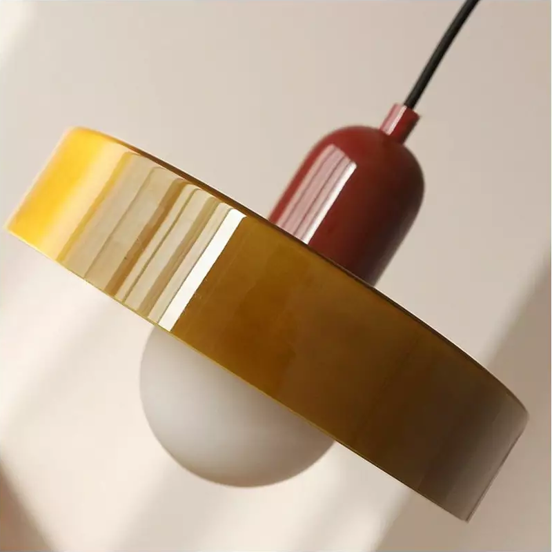 LumiModèle™ – Suspension Géométrique en Verre et LED